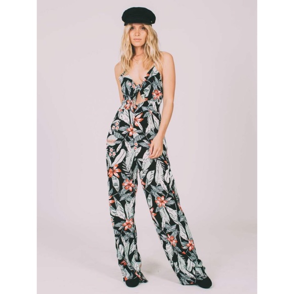 Tropical Print Jumpsuit — NWT - Picture 5 of 6